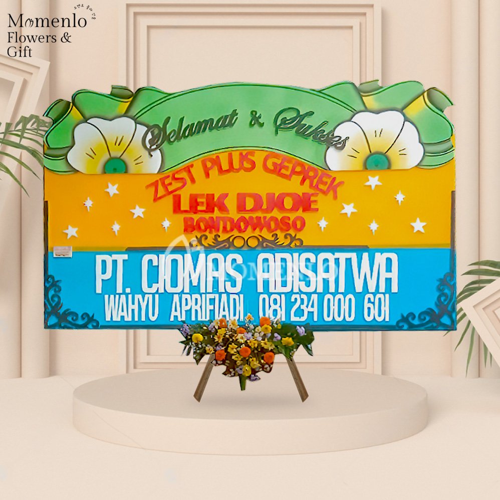 Papan Congratulation Bondowoso 08